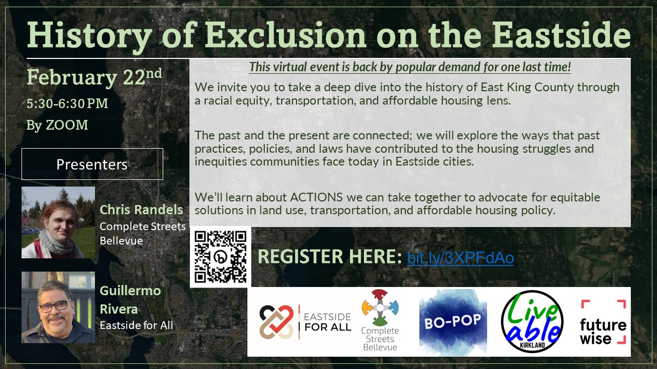 History of Exclusion on the Eastside Connects Past to Present-Day Advocacy