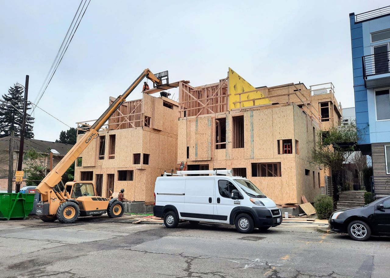 Seattle's Housing Construction Booms While Permitting Flashes Warning Signs