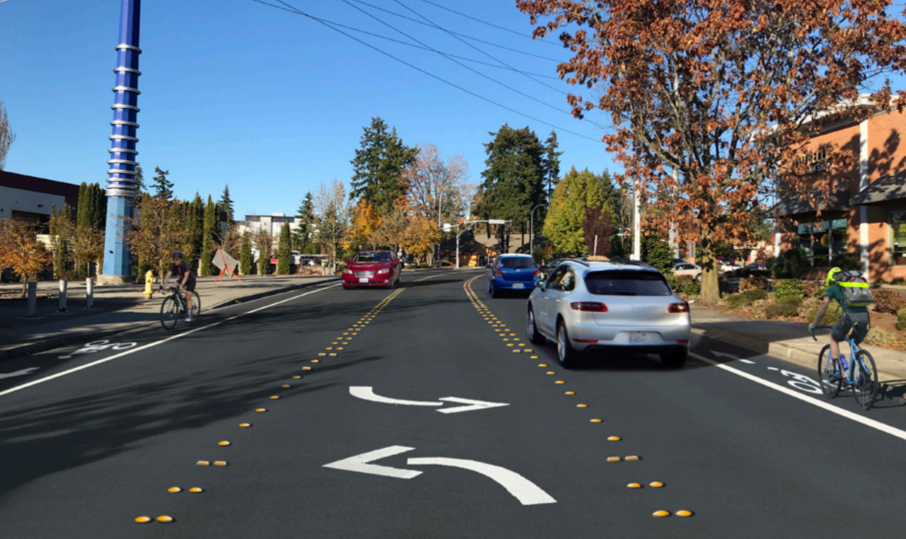 Bellevue Hits the Brakes on Bike Bellevue Corridor Upgrades